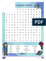 Irregular Verbs Word Search