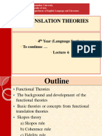 Translation Theories