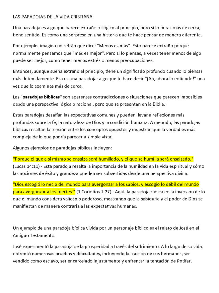 Las Paradojas de La Vida Cristiana | PDF | Crucifixion de jesus | Jesús