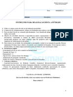 Instruções para Realização Desta Atividade: Prática Da Aprendizagem