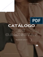 Presentación para Dispositivos Móviles Catálogo de Ropa Minimalista Blanco