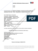 Convênio Defensoria Pública/Oab-Sp: 7950945 - Réu/Ré Luiz Magnum Simão Olive 49318647832