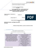 Bases Filosóficas, Legales y Organizativas Del Sistema Educativo Mexicano