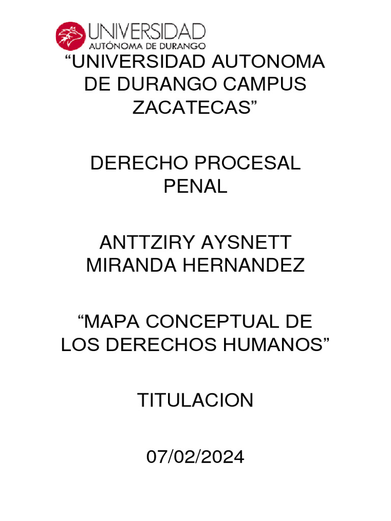 Mapa Conceptual de Los Derechos Humanos | PDF | Derechos humanos | Napoleón