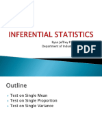 Inferential Stat - One Sample