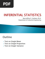 Inferential Stat - One Sample