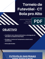 Gestão Projetos - Futevôlei 