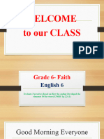 Welcome To Our CLASS