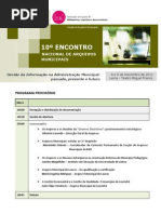 10.º Encontro Nacional de Arquivos Municipais