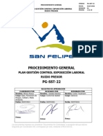 PG-SST-22 Plan de Gestion PREXOR