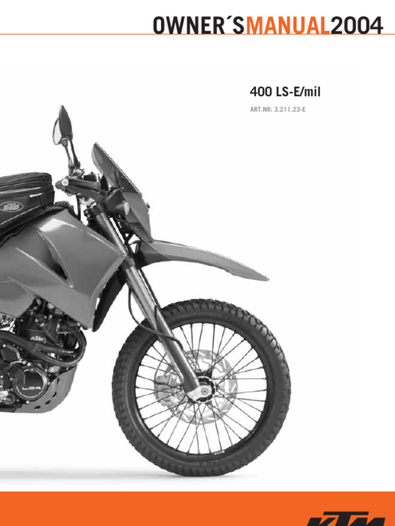 KTM LC4 400 - Lsemil | PDF | Trunk (Car) | Clutch