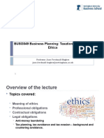 Lecture 13 Ethics - PowerPoint Slides