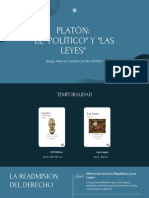Presentacion Platon Las Leyes y El Politico
