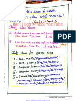 12th and 11th Public Exam 2023 Study Plan PDF Download