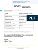 LoRaWAN Certified Product Certificate - AK-411 Remote Reading and Prepaid Ultrasonic Water Meter (Secure) Es
