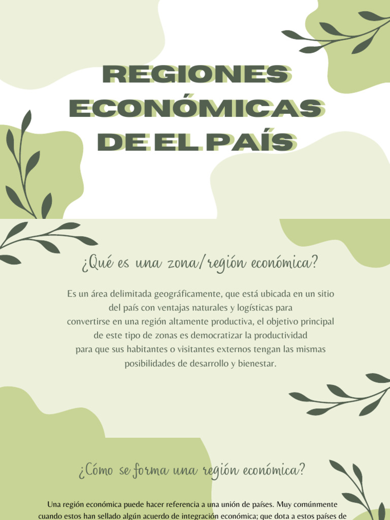 Regiones económicas de México y su definición | PDF | Comercio | México