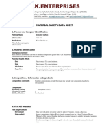 Activated Carbon Safety Sheet