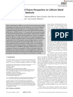 Advanced Energy Materials - 2023 - Acebedo - Current Status and Future Perspective On Lithium Metal Anode Production