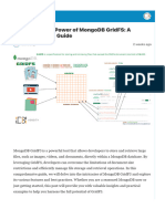 Unleashing The Power of MongoDB GridFS - A Comprehensive Guide