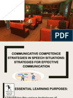 Communication Strategies