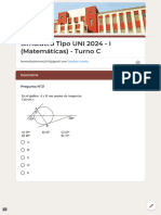 Simulacro Tipo UNI 2024 - I (Matemáticas) - Turno C 5