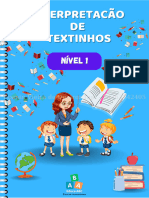 Caderninho de Interpretacao de Textinho Niv01