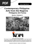 SHS Q3 Mod6 Philippine Art Forms v5