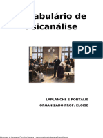 Vocabulário de Psicanálise: Laplanche E Pontalis Organizado Prof. Eloise