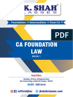 CA Foundation - Law Book - 1