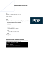 Portifolio Algoritmos e Programação Estruturada