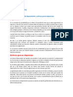 4.1 Concepto de Depreciación y Activos Que Se Deprecian