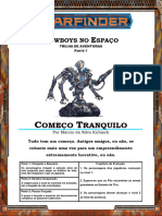 1o Aventura Starfinder Comeco Tranquilo