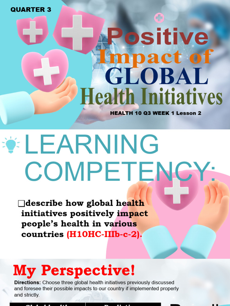 Global Health Initiatives' Positive Impact | PDF | Global Health | Hiv/Aids