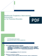 Planificacion Terapeutica e Intervenciones Psicosociales en Los Trastornos Disociales