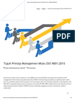 Tujuh Prinsip Manajemen Mutu ISO 9001 - 2015 - PROXSISGROUP