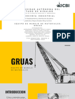 Gruas - Eq Manejo de Materiales