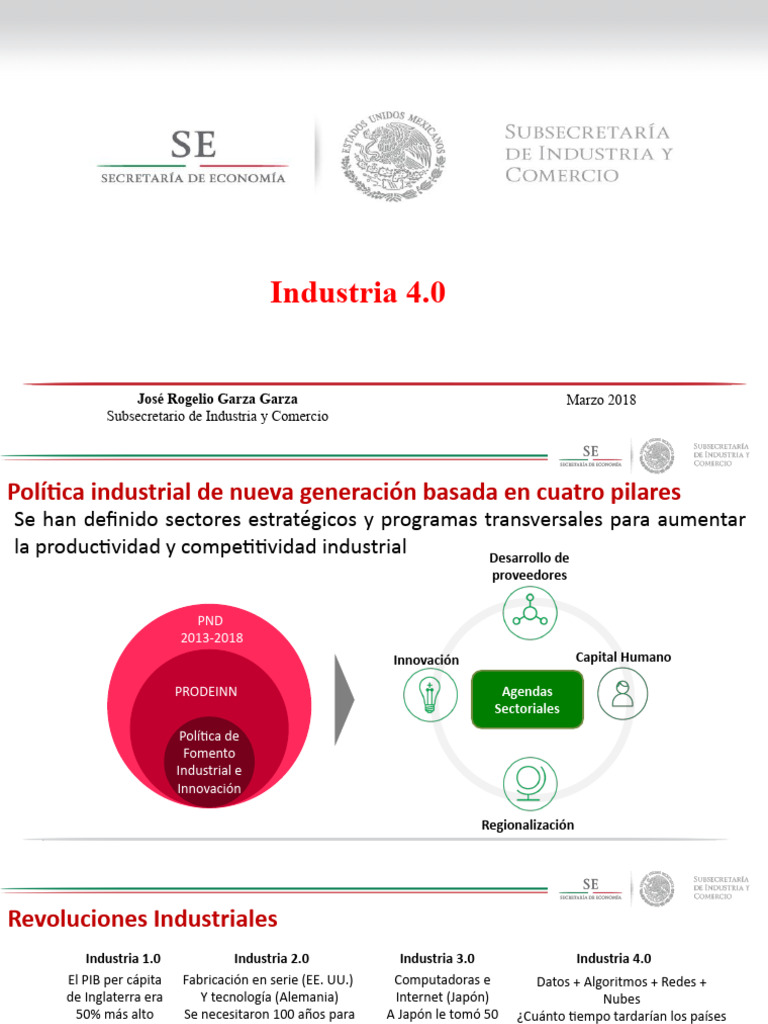 Industria 4.0: Oportunidades y Retos en México | PDF | Desarrollo ...