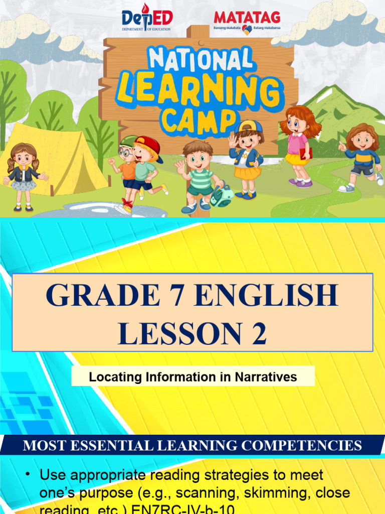 Grade 7 English: Analyzing Narratives | PDF | Narrative | Folklore