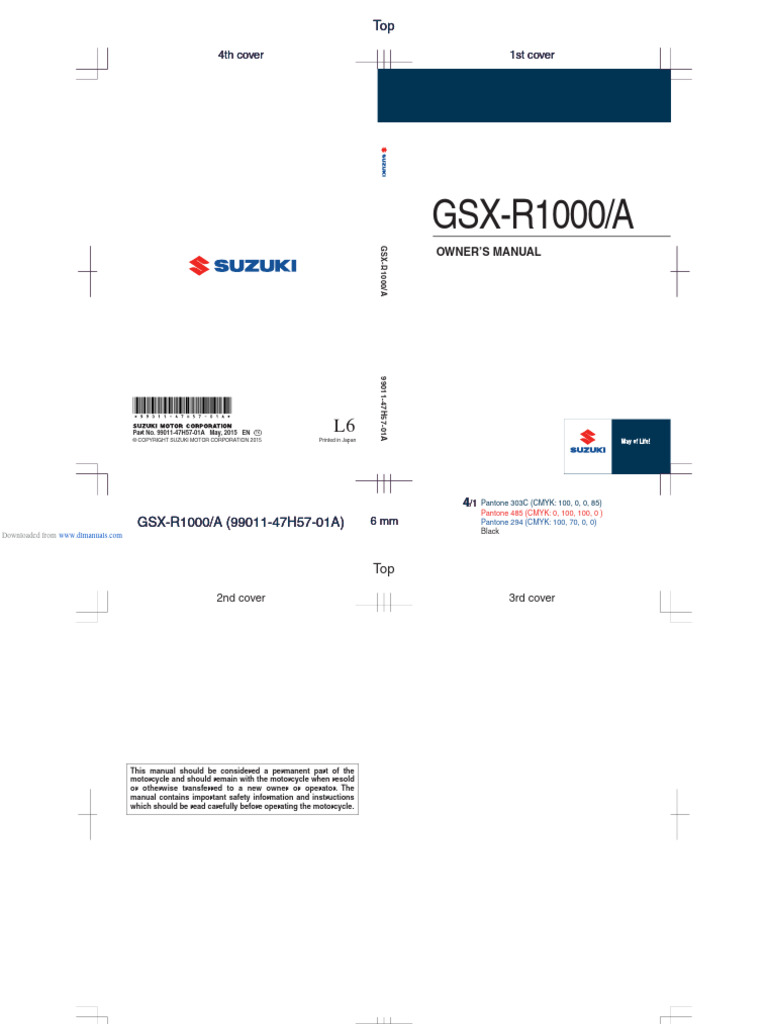2020 GSXR 1000 OWNERS MANUAL PDF visual data 2