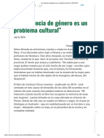 "La Violencia de Género Es Un Problema Cultural" Entrevista Selva Almada