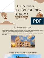 Historia de La Constitución Política de Roma