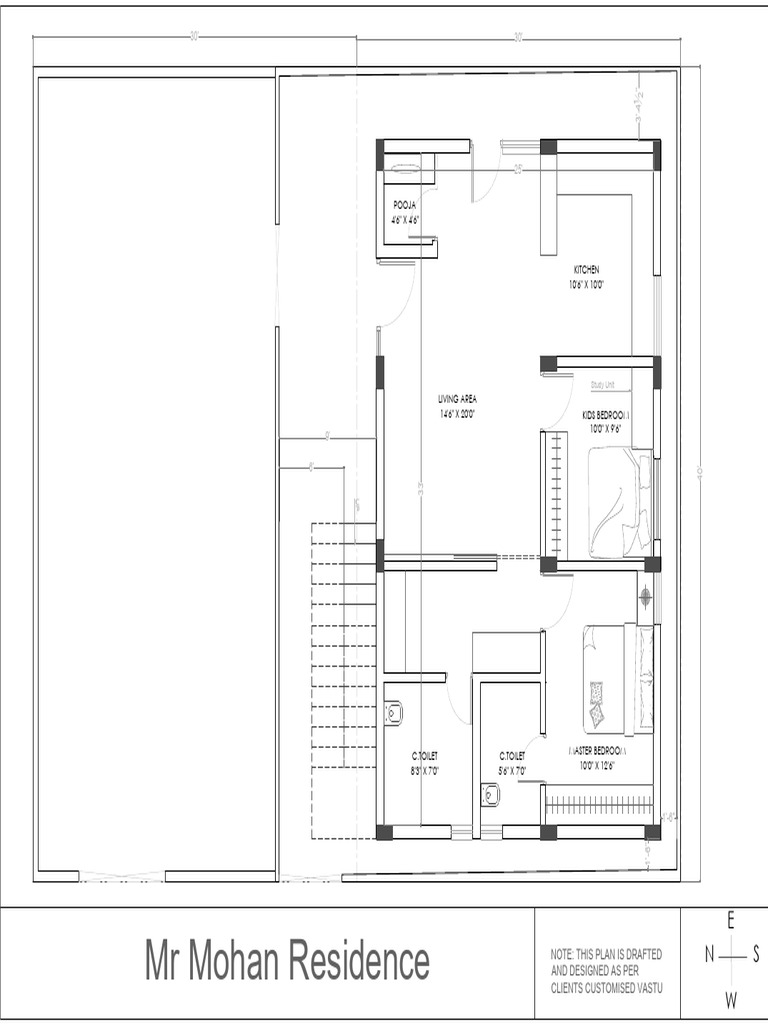 MR - Mohan Residence-Plan | PDF