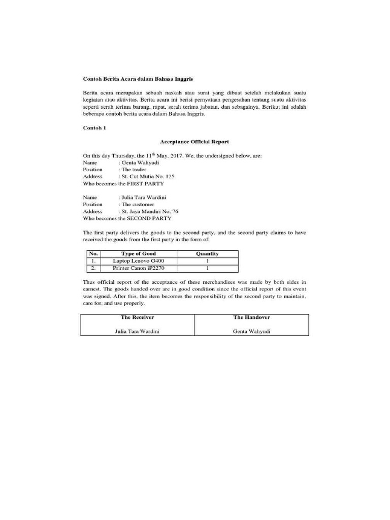 Contoh | PDF