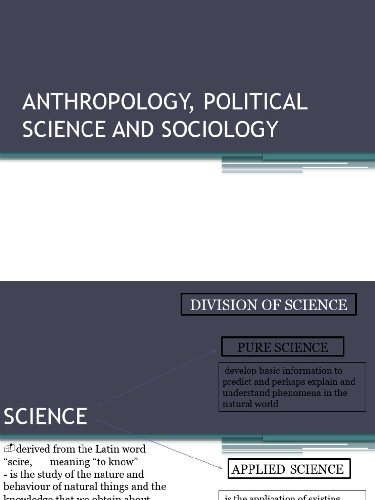 Overview of Anthropology and Sociology | PDF | Sociology | Anthropology