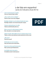 Prática de Fala 09 - Presente Do Indicativo