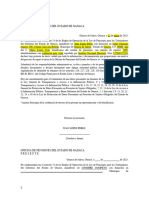 Formato de Manifiesto Bajo Protesta de Decir Verdad en REPRESENTACION 1 2