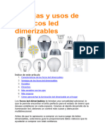 Ventajas y Usos de Los Focos Led Dimerizables