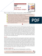 A science mapping analysis of ‘Communication’ WoS subject category (1980-2013)