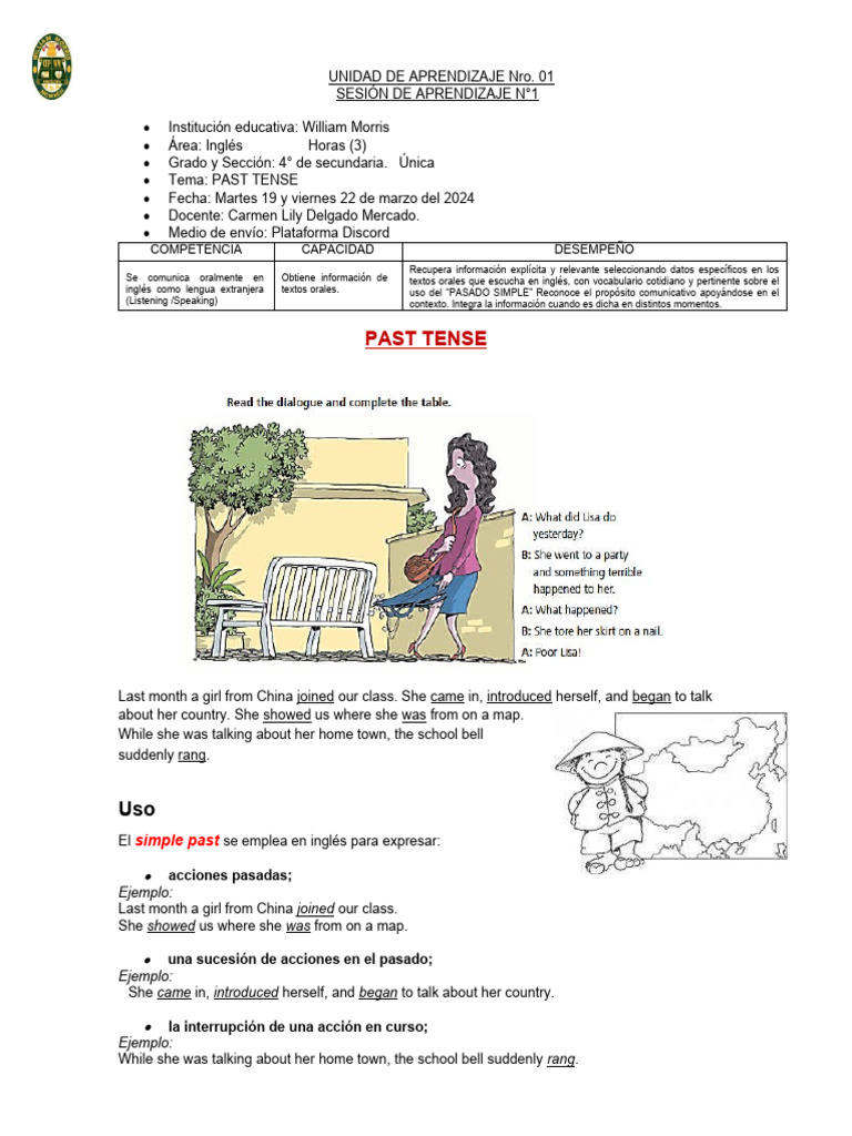 4 Past Tense Irregular Verbs | PDF | Language Families | Semantic Units