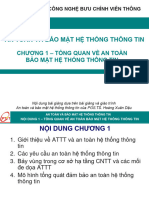 ATBM-Chuong 1 - Tong Quan Ve ATBM HTTT